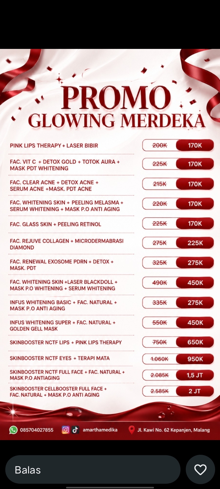 Promo Spesial Agustus di Klinik Amartha Medika Malang
